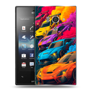 Пластиковый чехол на Sony Xperia acro S с принтом Тачки Пластиковый чехол на Sony Xperia acro S с принтом Тачки