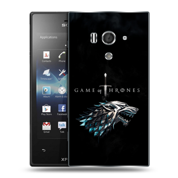 Пластиковый чехол на Sony Xperia acro S с принтом Игра Престолов Game Thrones