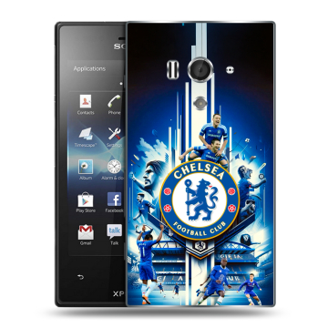 Пластиковый чехол на Sony Xperia acro S с принтом Chelsea Челси Пластиковый чехол на Sony Xperia acro S с принтом Chelsea Челси