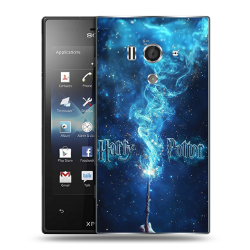 Пластиковый чехол на Sony Xperia acro S с принтом Harry Potter Гарри Поттер