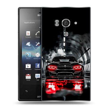 Пластиковый чехол на Sony Xperia acro S с принтом BMW БМВ Пластиковый чехол на Sony Xperia acro S с принтом BMW БМВ