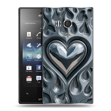 Пластиковый чехол на Sony Xperia acro S с принтом Y2K