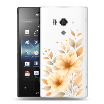 Пластиковый чехол на Sony Xperia acro S с принтом для девушки Пластиковый чехол на Sony Xperia acro S с принтом для девушки