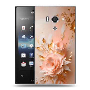 Пластиковый чехол на Sony Xperia acro S с принтом женский Пластиковый чехол на Sony Xperia acro S с принтом женский