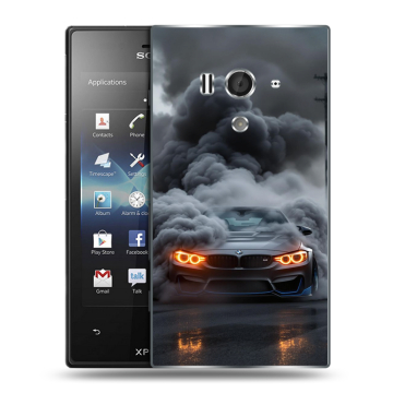 Пластиковый чехол на Sony Xperia acro S с принтом BMW БМВ Пластиковый чехол на Sony Xperia acro S с принтом BMW БМВ