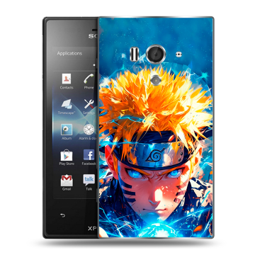 Пластиковый чехол на Sony Xperia acro S с принтом Аниме Наруто Naruto
