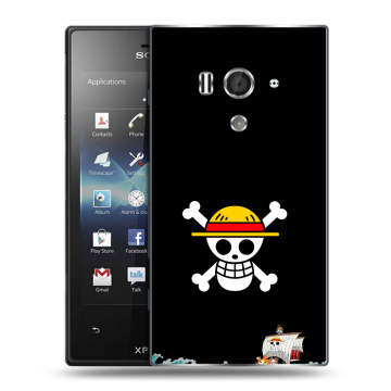 Пластиковый чехол на Sony Xperia acro S с принтом One Piece Ван Пис