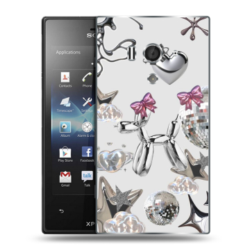 Пластиковый чехол на Sony Xperia acro S с принтом Y2K
