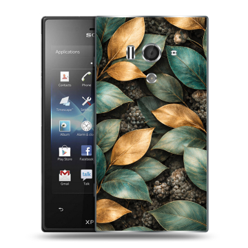 Пластиковый чехол на Sony Xperia acro S с принтом женский