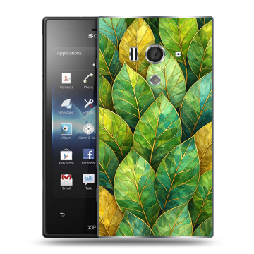 Пластиковый чехол на Sony Xperia acro S с принтом женский