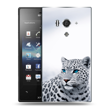 Пластиковый чехол на Sony Xperia acro S с принтом женский