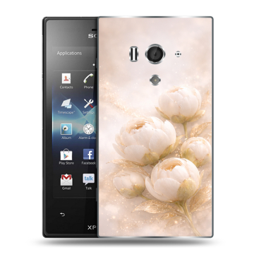 Пластиковый чехол на Sony Xperia acro S с принтом женский