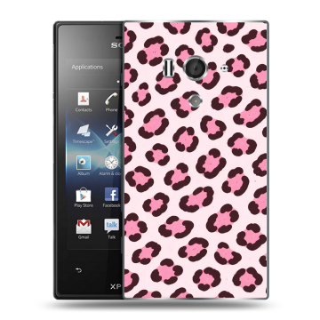Пластиковый чехол на Sony Xperia acro S с принтом для девочек