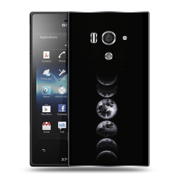 Пластиковый чехол на Sony Xperia acro S с принтом женский