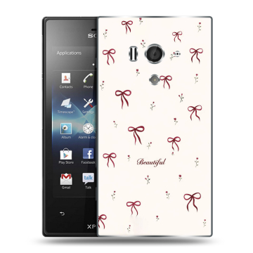 Пластиковый чехол на Sony Xperia acro S с принтом для девочек Пластиковый чехол на Sony Xperia acro S с принтом для девочек
