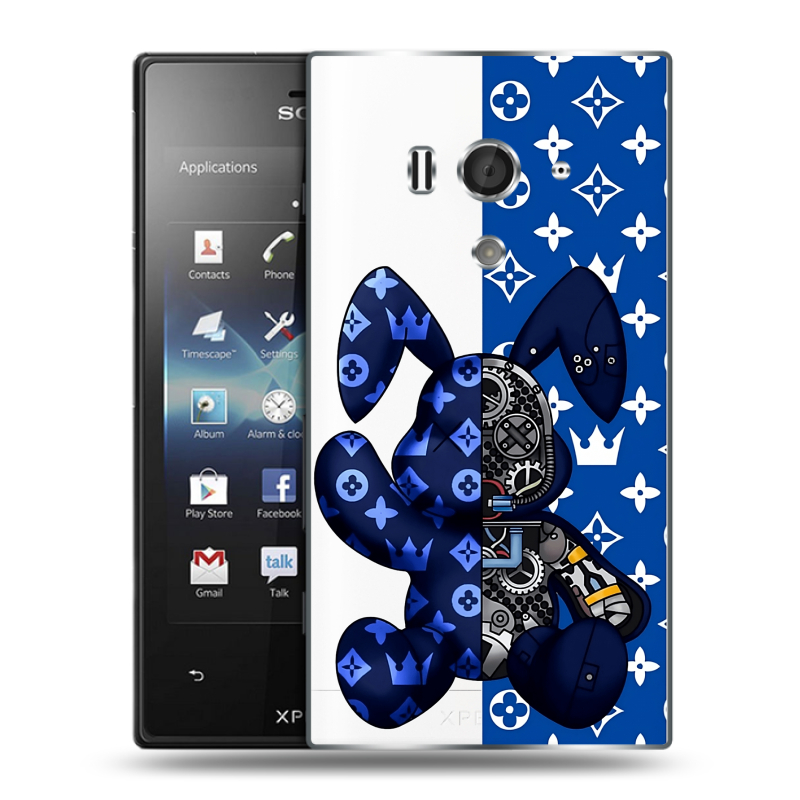 Пластиковый чехол на Sony Xperia acro S с принтом Луи робот Пластиковый чехол на Sony Xperia acro S с принтом Луи робот