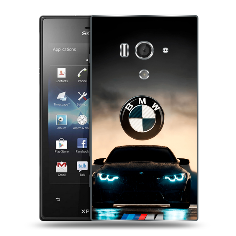 Пластиковый чехол на Sony Xperia acro S с принтом БМВ BMW Пластиковый чехол на Sony Xperia acro S с принтом БМВ BMW