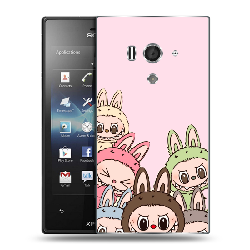 Пластиковый чехол на Sony Xperia acro S с принтом Лабубу Пластиковый чехол на Sony Xperia acro S с принтом Лабубу