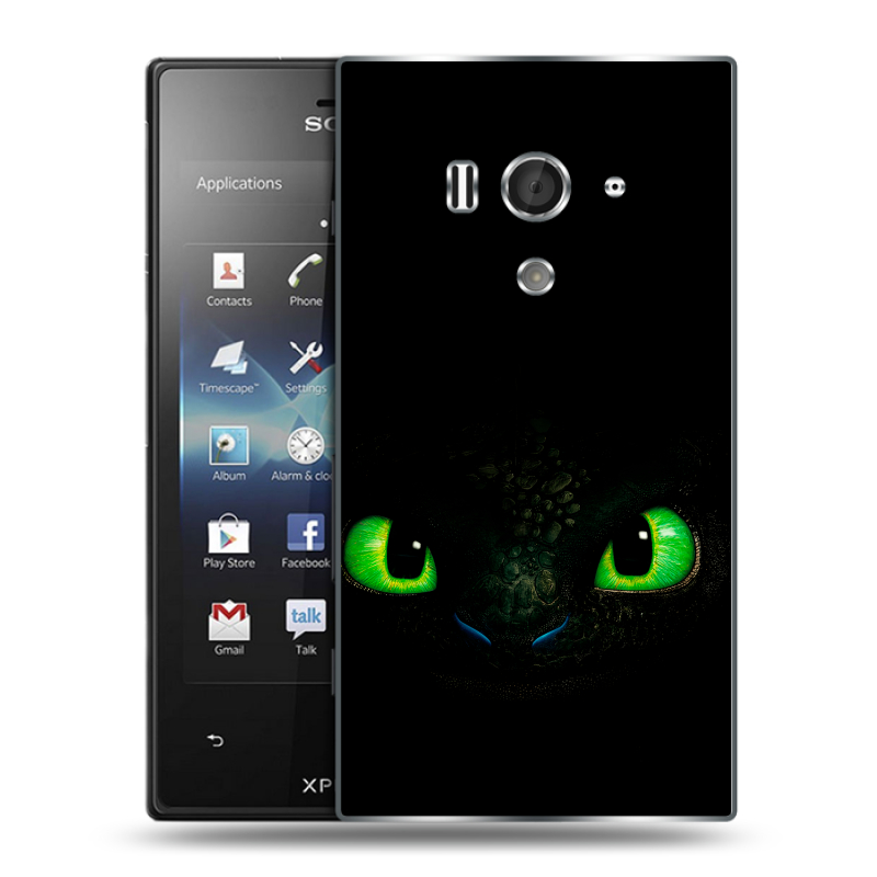 Пластиковый чехол на Sony Xperia acro S с принтом Как приручить дракона Пластиковый чехол на Sony Xperia acro S с принтом Как приручить дракона