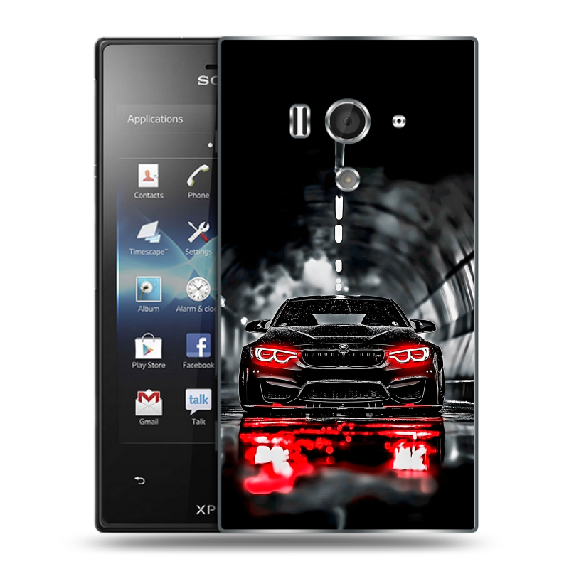 Пластиковый чехол на Sony Xperia acro S с принтом BMW БМВ Пластиковый чехол на Sony Xperia acro S с принтом BMW БМВ