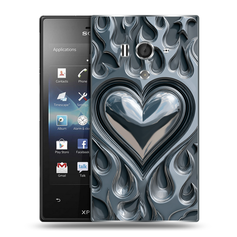 Пластиковый чехол на Sony Xperia acro S с принтом Y2K Пластиковый чехол на Sony Xperia acro S с принтом Y2K