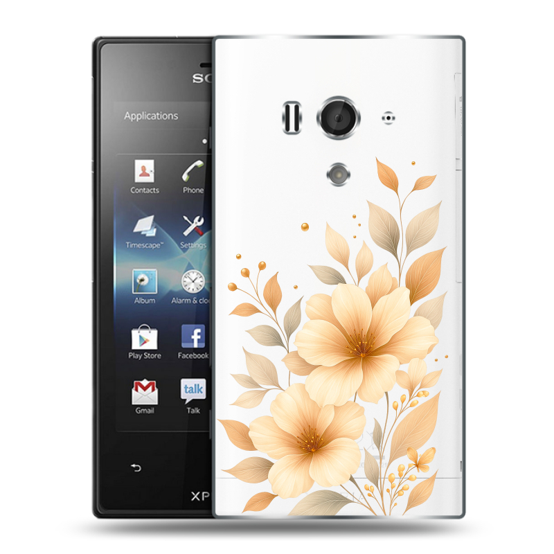 Пластиковый чехол на Sony Xperia acro S с принтом для девушки Пластиковый чехол на Sony Xperia acro S с принтом для девушки