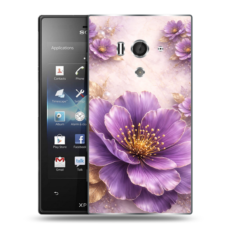 Пластиковый чехол на Sony Xperia acro S с принтом женский Пластиковый чехол на Sony Xperia acro S с принтом женский