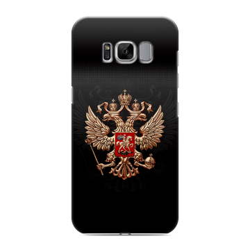 Силиконовый чехол на Samsung Galaxy S8 с принтом Герб России Силиконовый чехол на Samsung Galaxy S8 с принтом Герб России