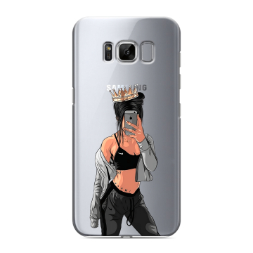 Силиконовый чехол на Samsung Galaxy S8 с принтом Женские принты Силиконовый чехол на Samsung Galaxy S8 с принтом Женские принты