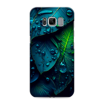 Силиконовый чехол на Samsung Galaxy S8 с принтом Листья Силиконовый чехол на Samsung Galaxy S8 с принтом Листья