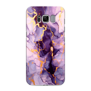 Силиконовый чехол на Samsung Galaxy S8 с принтом Мрамор