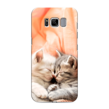 Силиконовый чехол на Samsung Galaxy S8 с принтом Котята