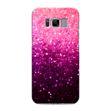 Силиконовый чехол на Samsung Galaxy S8 с принтом Блестки