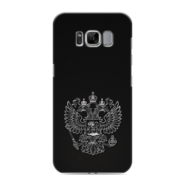 Силиконовый чехол на Samsung Galaxy S8 с принтом Герб России Силиконовый чехол на Samsung Galaxy S8 с принтом Герб России