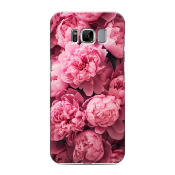 Силиконовый чехол на Samsung Galaxy S8 с принтом цветы пионы Силиконовый чехол на Samsung Galaxy S8 с принтом цветы пионы