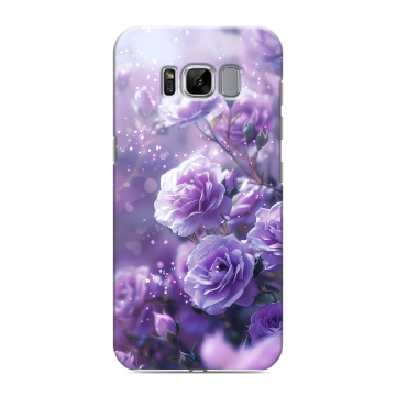 Силиконовый чехол на Samsung Galaxy S8 с принтом Розы цветы