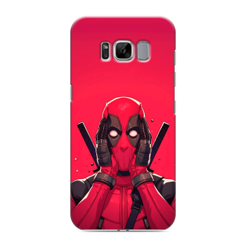 Силиконовый чехол на Samsung Galaxy S8 с принтом Дедпул Deadpool