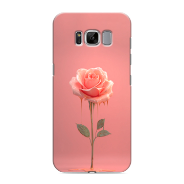 Силиконовый чехол на Samsung Galaxy S8 с принтом Розовая роза Силиконовый чехол на Samsung Galaxy S8 с принтом Розовая роза