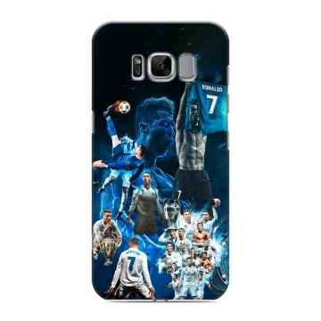 Силиконовый чехол на Samsung Galaxy S8 с принтом Реал Роналдо