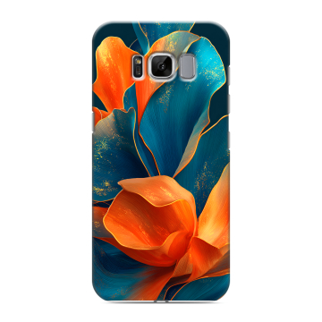 Силиконовый чехол на Samsung Galaxy S8 с принтом Цветы Силиконовый чехол на Samsung Galaxy S8 с принтом Цветы