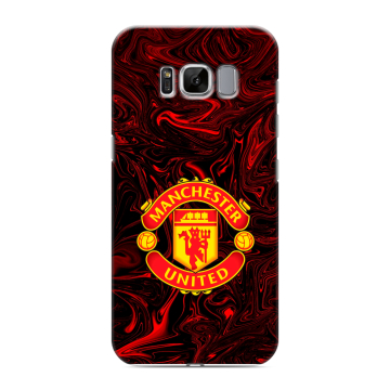 Силиконовый чехол на Samsung Galaxy S8 с принтом Manchester United Силиконовый чехол на Samsung Galaxy S8 с принтом Manchester United
