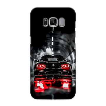 Силиконовый чехол на Samsung Galaxy S8 с принтом BMW БМВ