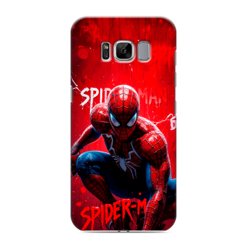 Силиконовый чехол на Samsung Galaxy S8 с принтом Spiderman Человек паук