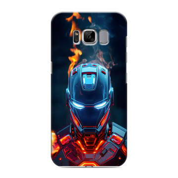 Силиконовый чехол на Samsung Galaxy S8 с принтом IronMan Железный человек