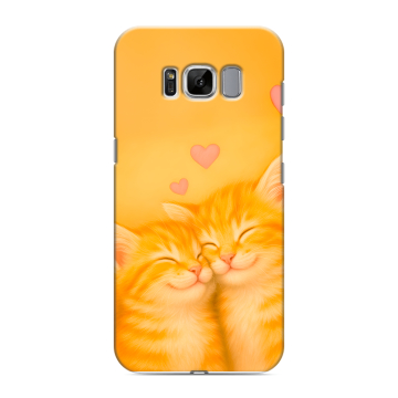 Силиконовый чехол на Samsung Galaxy S8 с принтом Милые котята Силиконовый чехол на Samsung Galaxy S8 с принтом Милые котята
