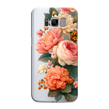Силиконовый чехол на Samsung Galaxy S8 с принтом цветы Силиконовый чехол на Samsung Galaxy S8 с принтом цветы