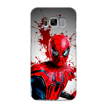 Силиконовый чехол на Samsung Galaxy S8 с принтом Spiderman Человек паук