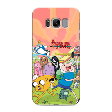 Силиконовый чехол на Samsung Galaxy S8 с принтом Adventure time Время приключений Силиконовый чехол на Samsung Galaxy S8 с принтом Adventure time Время приключений