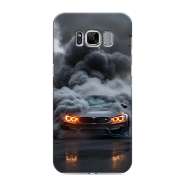 Силиконовый чехол на Samsung Galaxy S8 с принтом BMW БМВ
