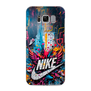 Силиконовый чехол на Samsung Galaxy S8 с принтом Nike Найк